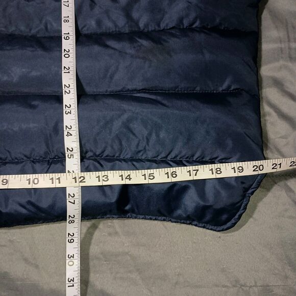 Vintage Comfy Men's Large Western Puffer Vest Goose Down 70's-80's USA Ski Hippy - Picture 5 of 16